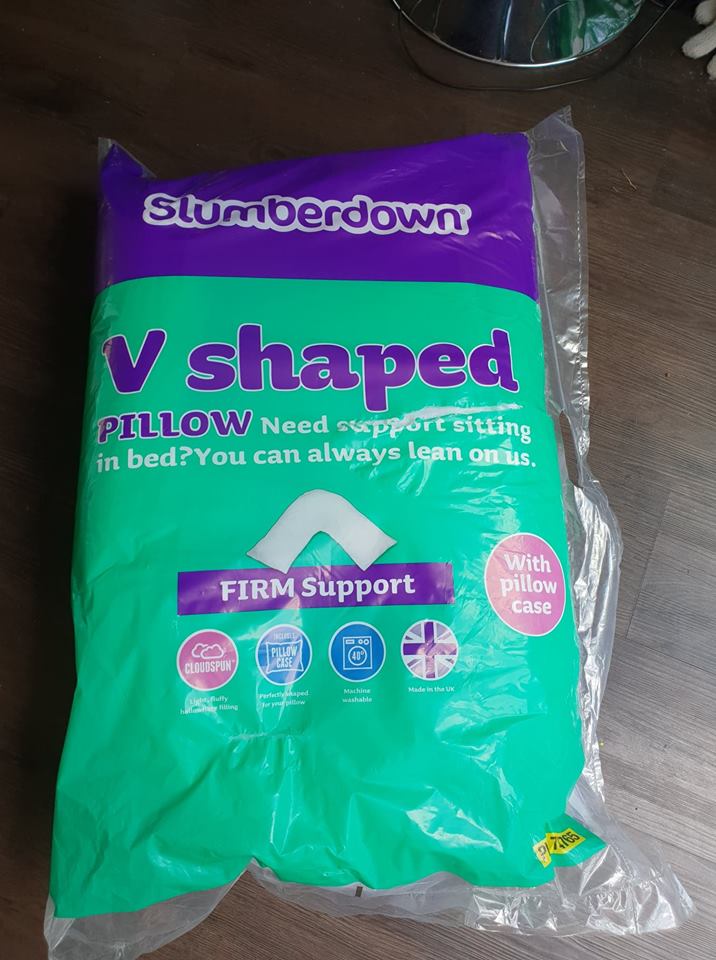 Aldi Baby and Toddler Event V shaped pillow